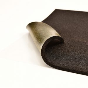 10mm Black Layer Soundproofing Material(adhesive side view)