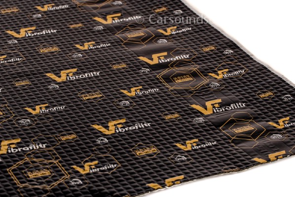 2mm VibroFiltr sound deadening mats (black foil finish)