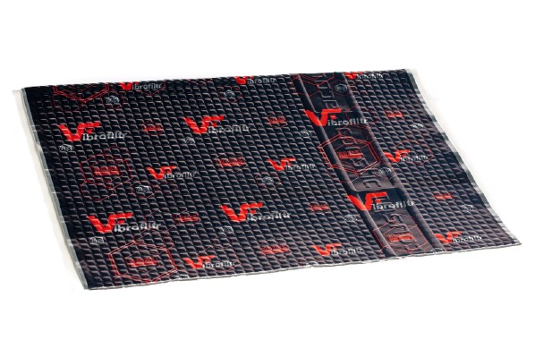 4mm VibroFiltr sound deadening mats (black foil finish)