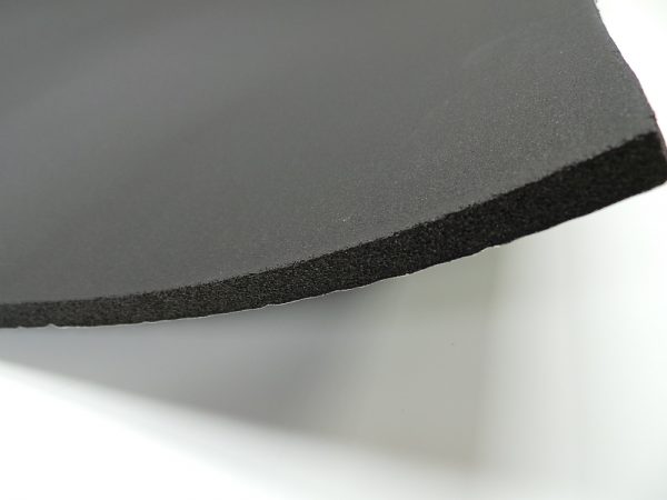 ST-mat made from black flex rubber foam (top view)