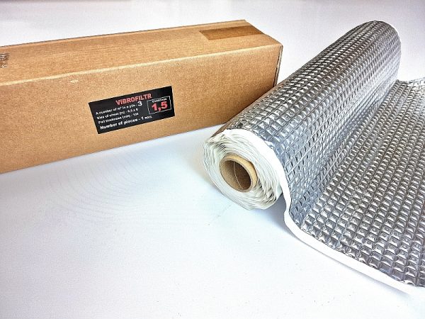 VibroFiltr 1.5mm Sound Deadening Roll for soundproofing your vehicle