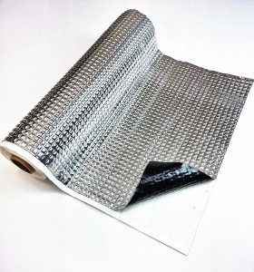 VibroFiltr sound deadening roll, butyl mat with aluminium foil face