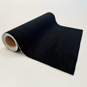 716 - black headliner material (texture: soft, non-woven fabric)