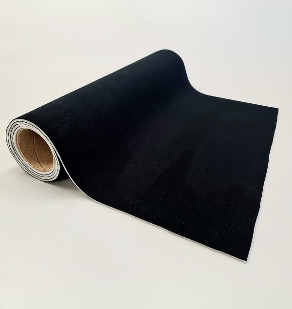 716 - black headliner material (texture: soft, non-woven fabric)